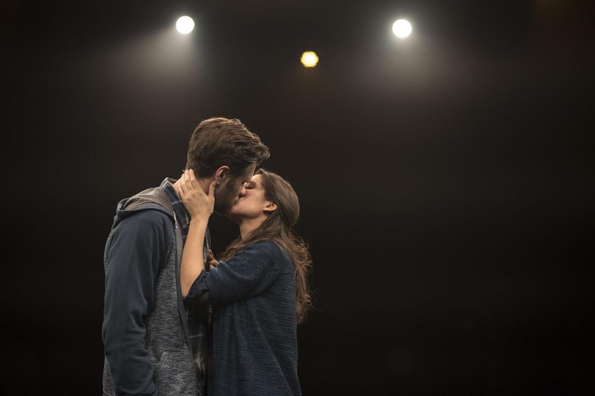 Marcus Truschinsky and Andrea San Miguel in Theatre LILA’s “Constellations.”
