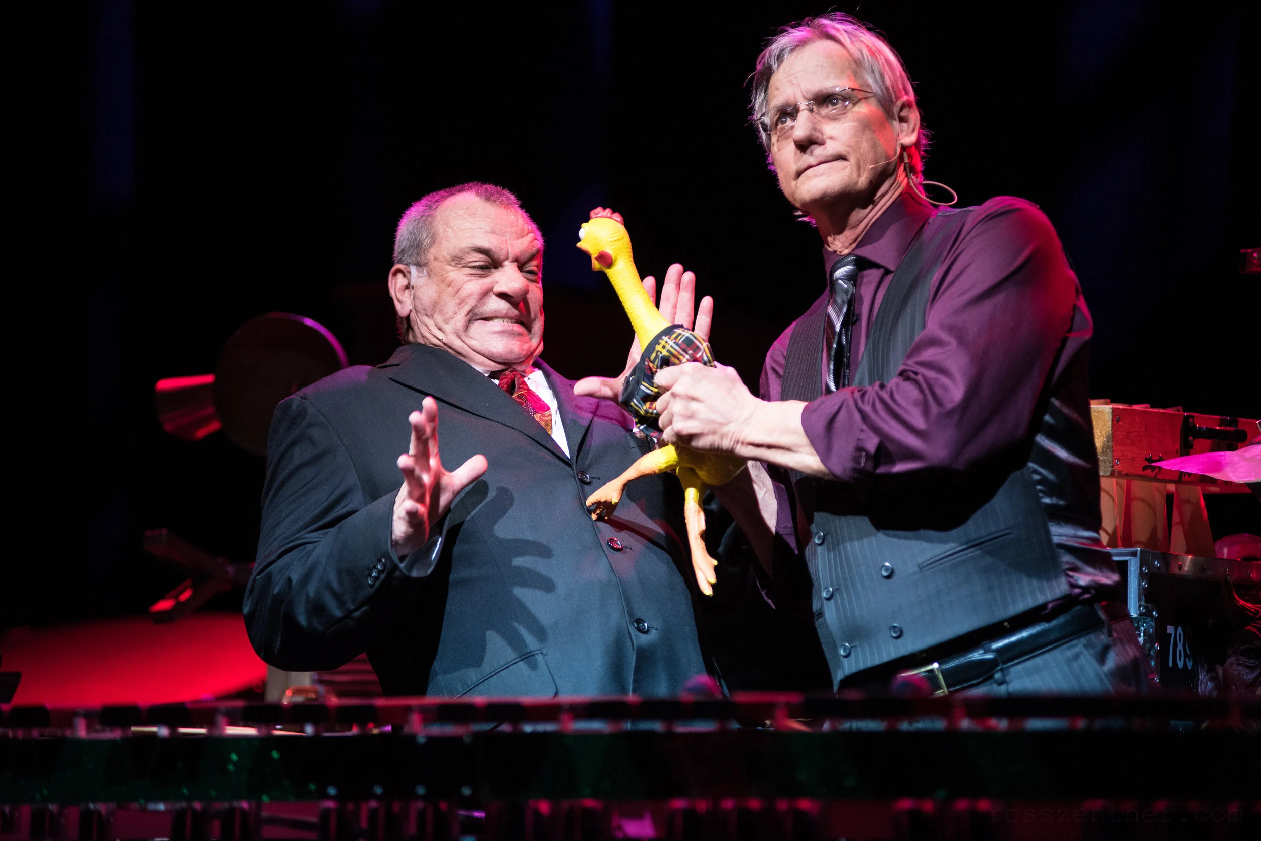 Ray Jivoff and Michael “Ding” Lorenz. Photo by Ross Zentner.