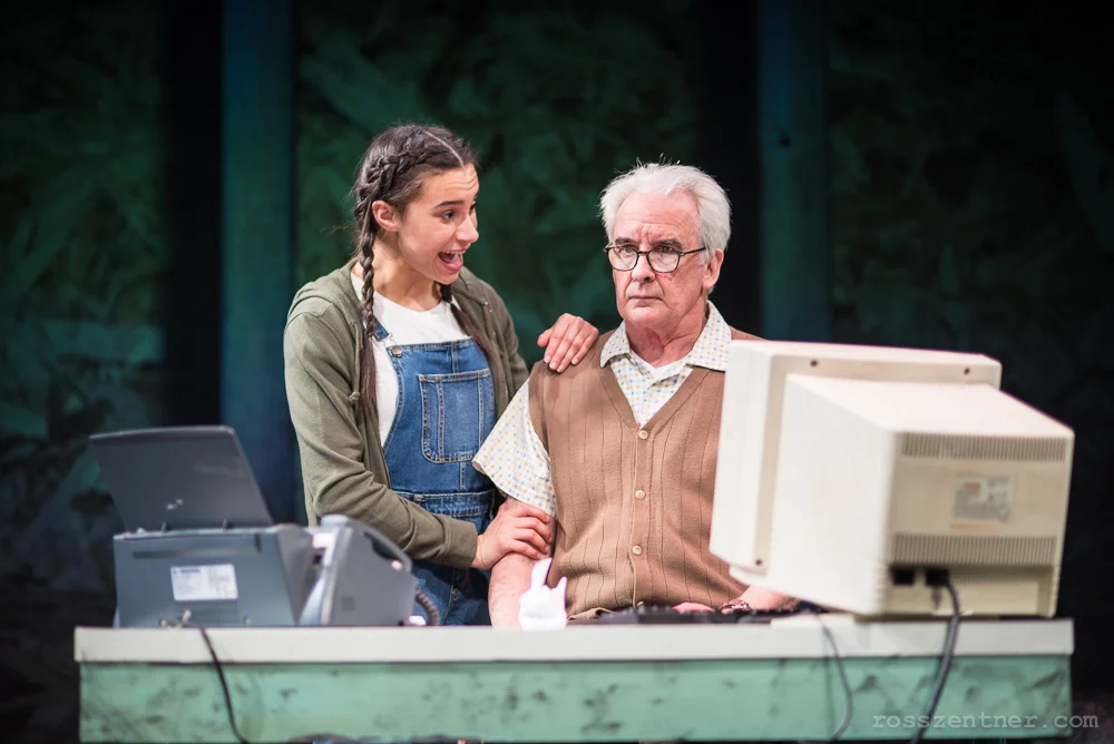 Parish (Annie) and Jonathan Gillard Daly (Dr. Jump). Photo by Ross Zentner.