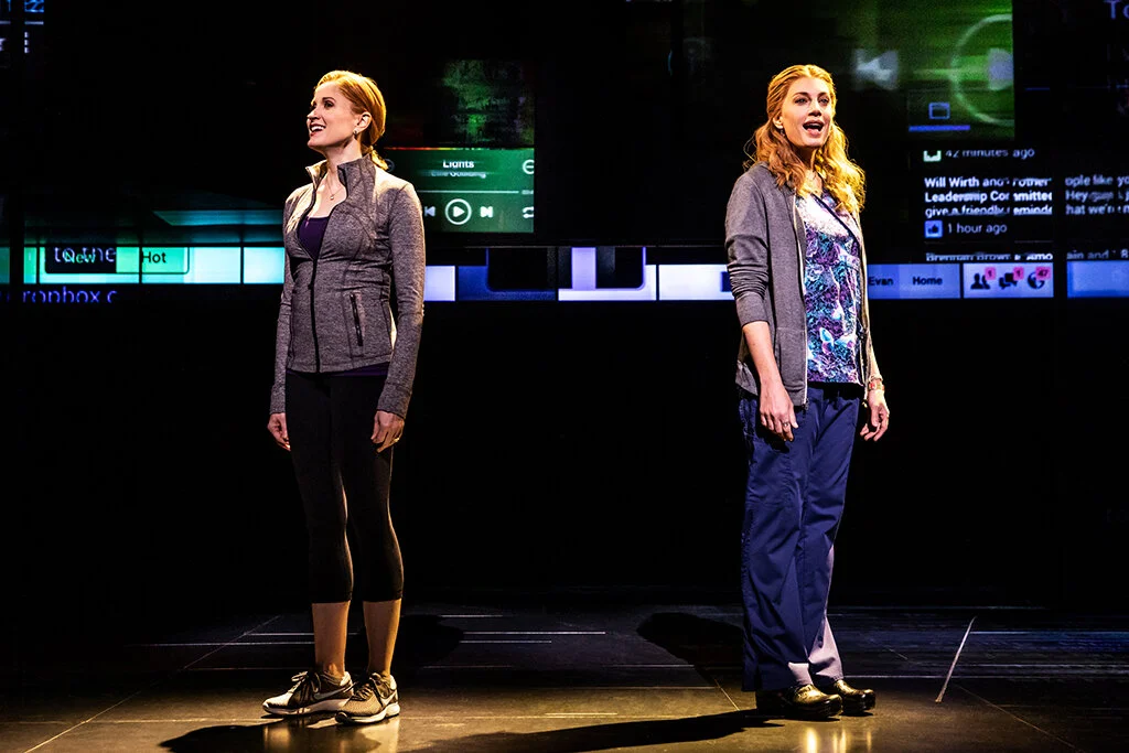 5 - Christiane Noll as 'Cynthia Murphy' and Jessica Phillips as 'Heidi Hansen' in the First North American Tour of Dear Evan Hansen. Photo by Matthew Murphy. 2018.jpg