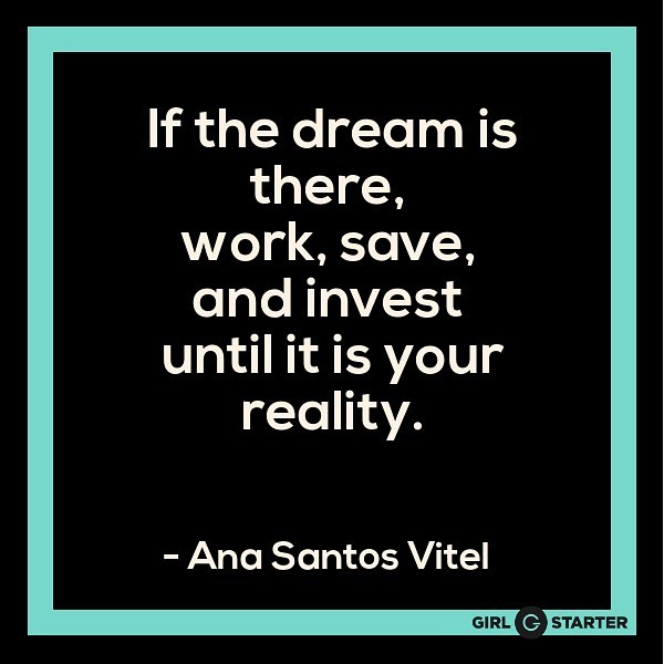 Make your dreams into a reality..👏🏻
.
#dreams #workhard #entrepreneur #startup #startit #girlstarter