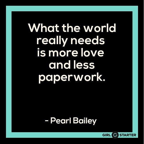 Happy Valentine's Day! ❤️ The paper work may be unavoidable as an entrepreneur but make sure you share a little love too!
.
#entrepreneur #paperwork #valentinesday #girlstarter