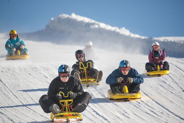 Tobogganing Lillehammer Olympic park