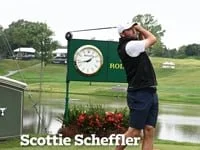Under the Umbrella - Walking #18 at TPC River Highlands with Scottie Scheffler