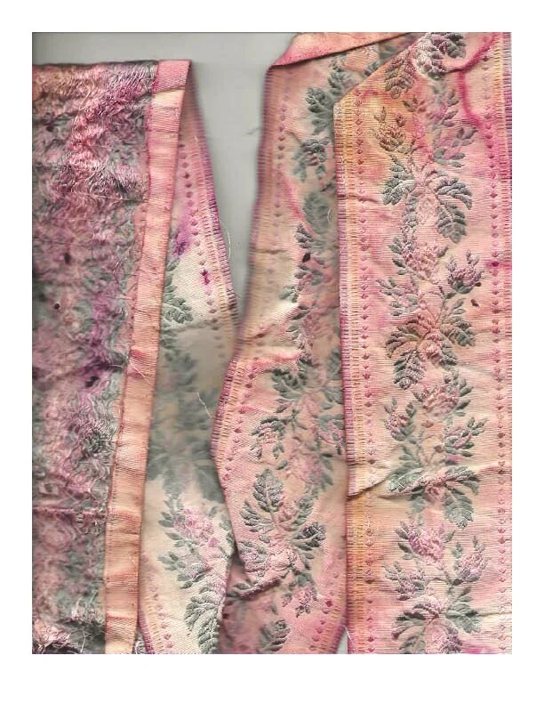 18th Century Tapestry Hand Dyed with Cochineal