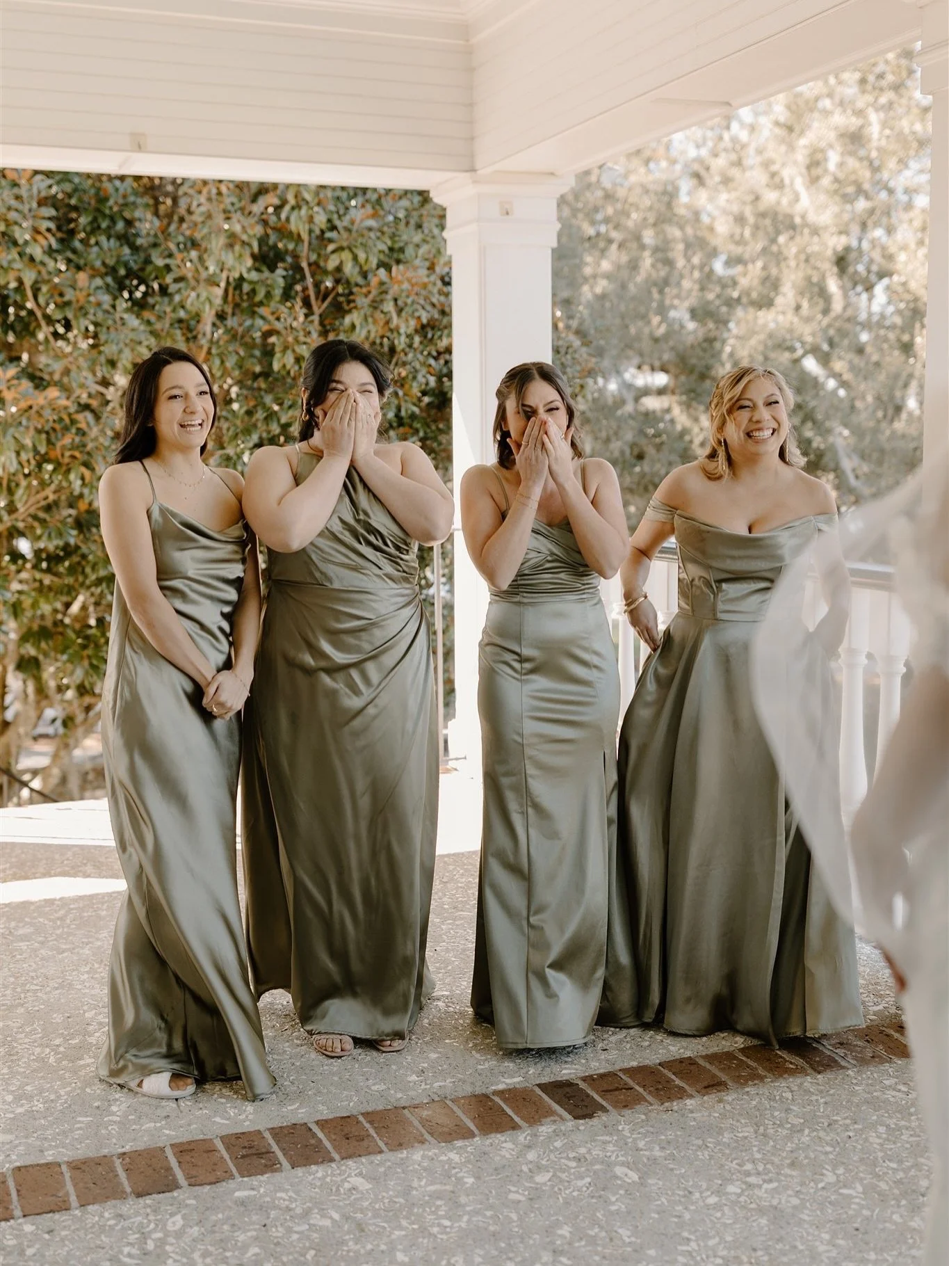 There is something about having your girls be in awe of you on your wedding day and cheering you on. Karla and her girls were all in their feels for this sweet moment.