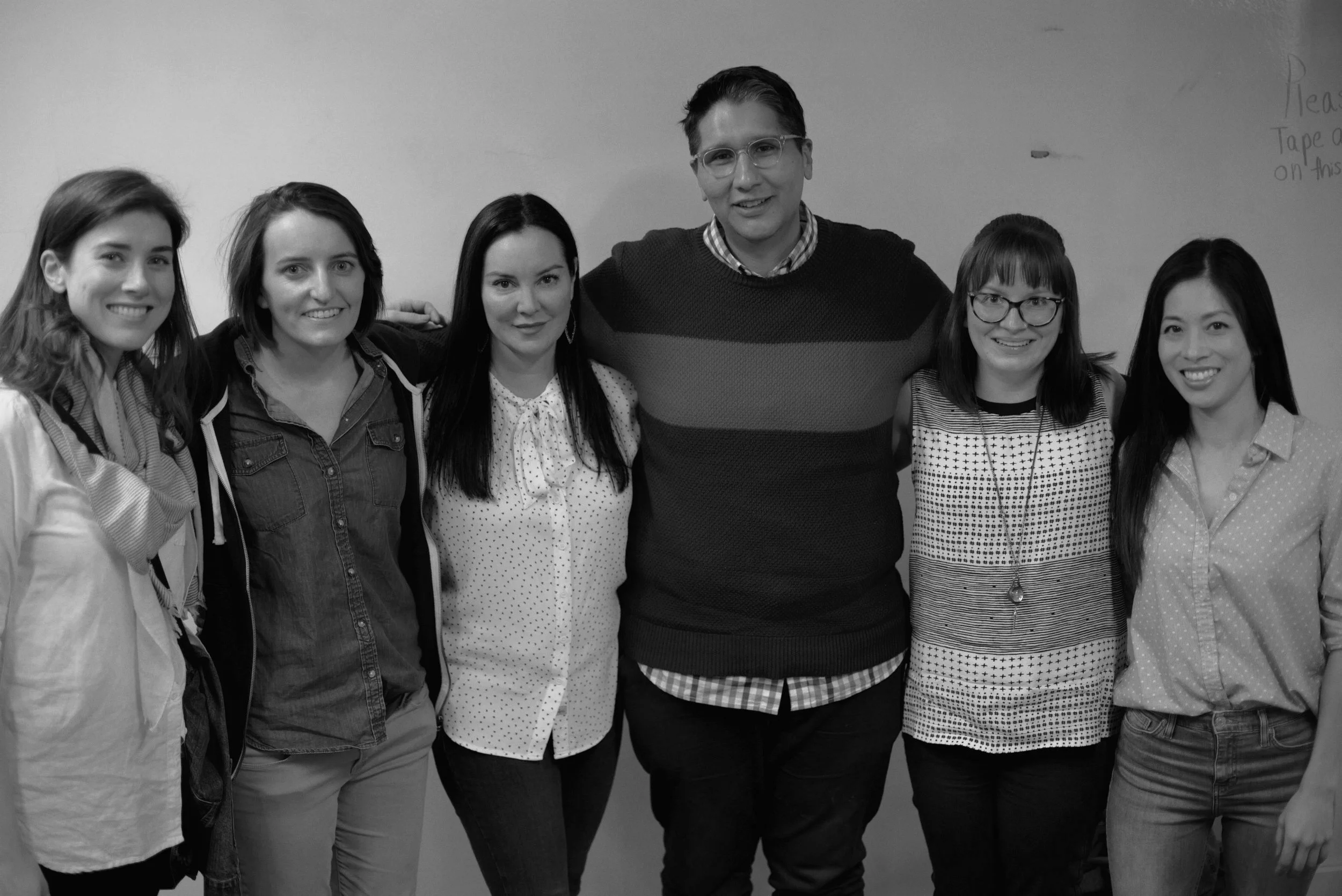Eileen Jones , Nora Nolan , Script Anatomy Founder Tawnya Bhattacharya , Miguel Ian Reyes, Lorelei Ignas and Cindy Fang.