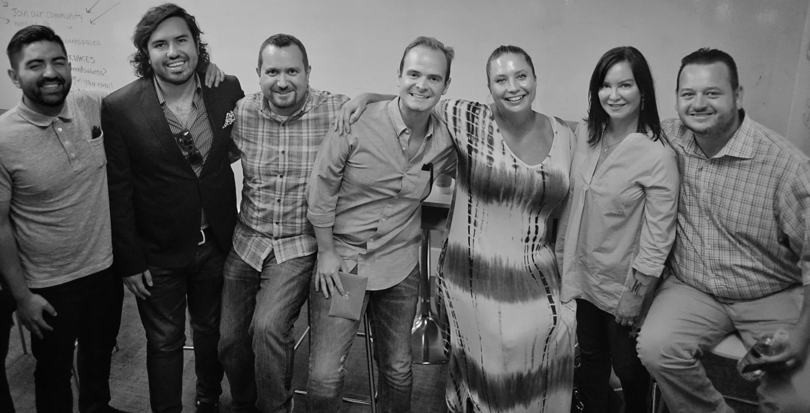 Jairo Alavarado (Circle of Confusion), Ray Jimenez (Zero Gravity), Nick Terry (Zero Gravity), Kevin Slack (The Cartel), Brandy Rivers (Industry Entertainment), Script Anatomy Founder Tawnya Bhattacharya , and Mikhail Nayfeld (Heroes & Villains Entertainment).