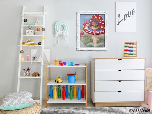 Toadstool-Kid's Room with dresser.jpg