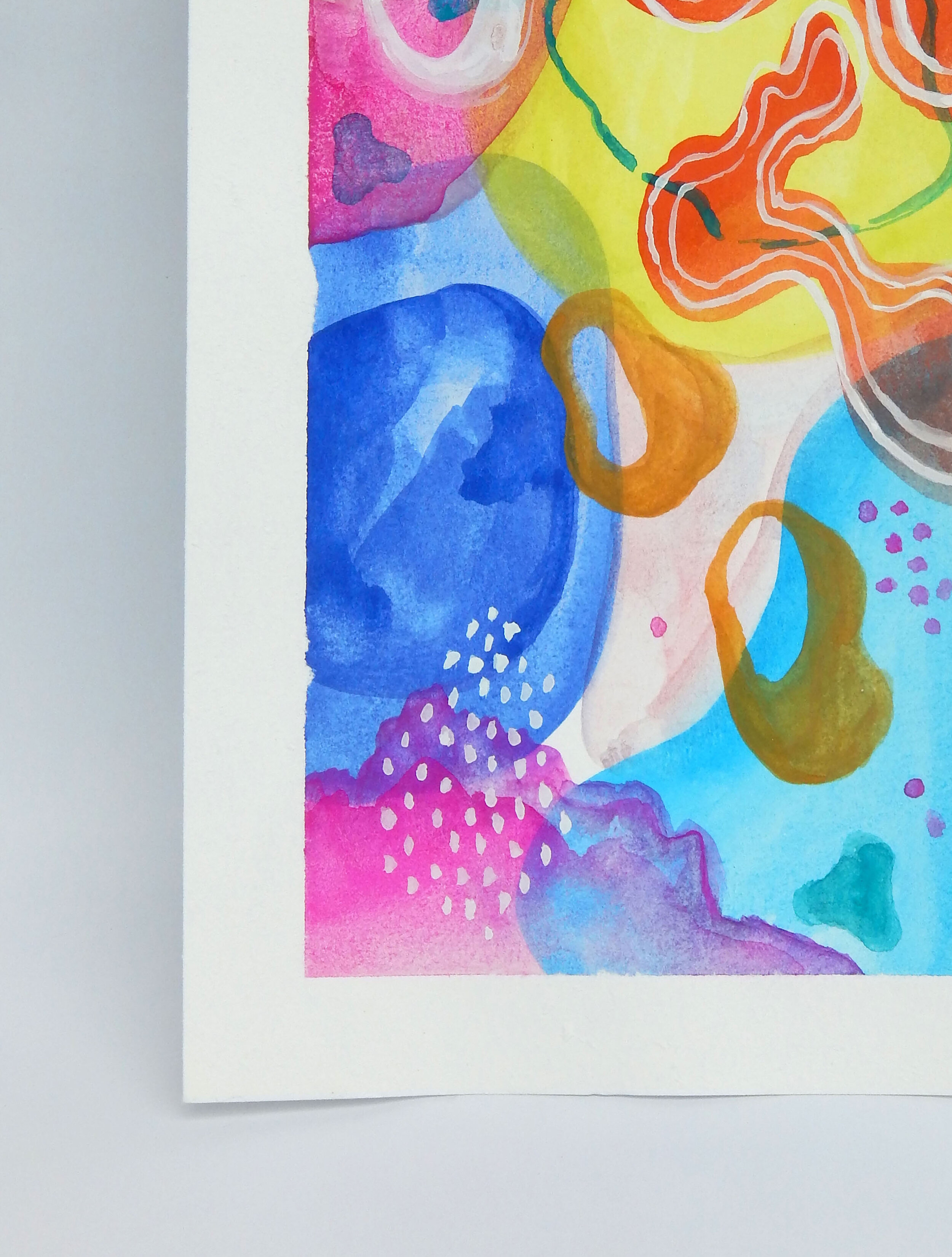  2020  gouache, watercolor on mixed media 138lb paper  5-1/2” x 8-1/2” 