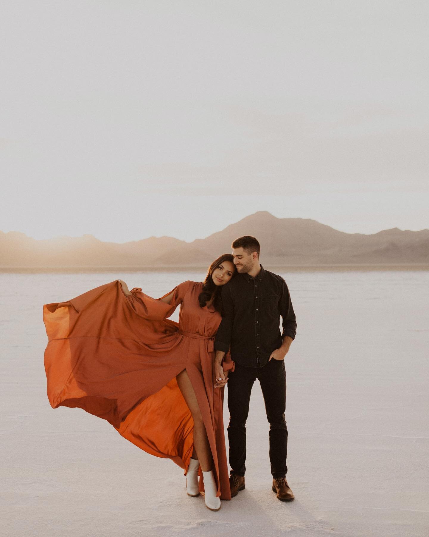 Cassie &amp; Mark at the salt flats ⚡️