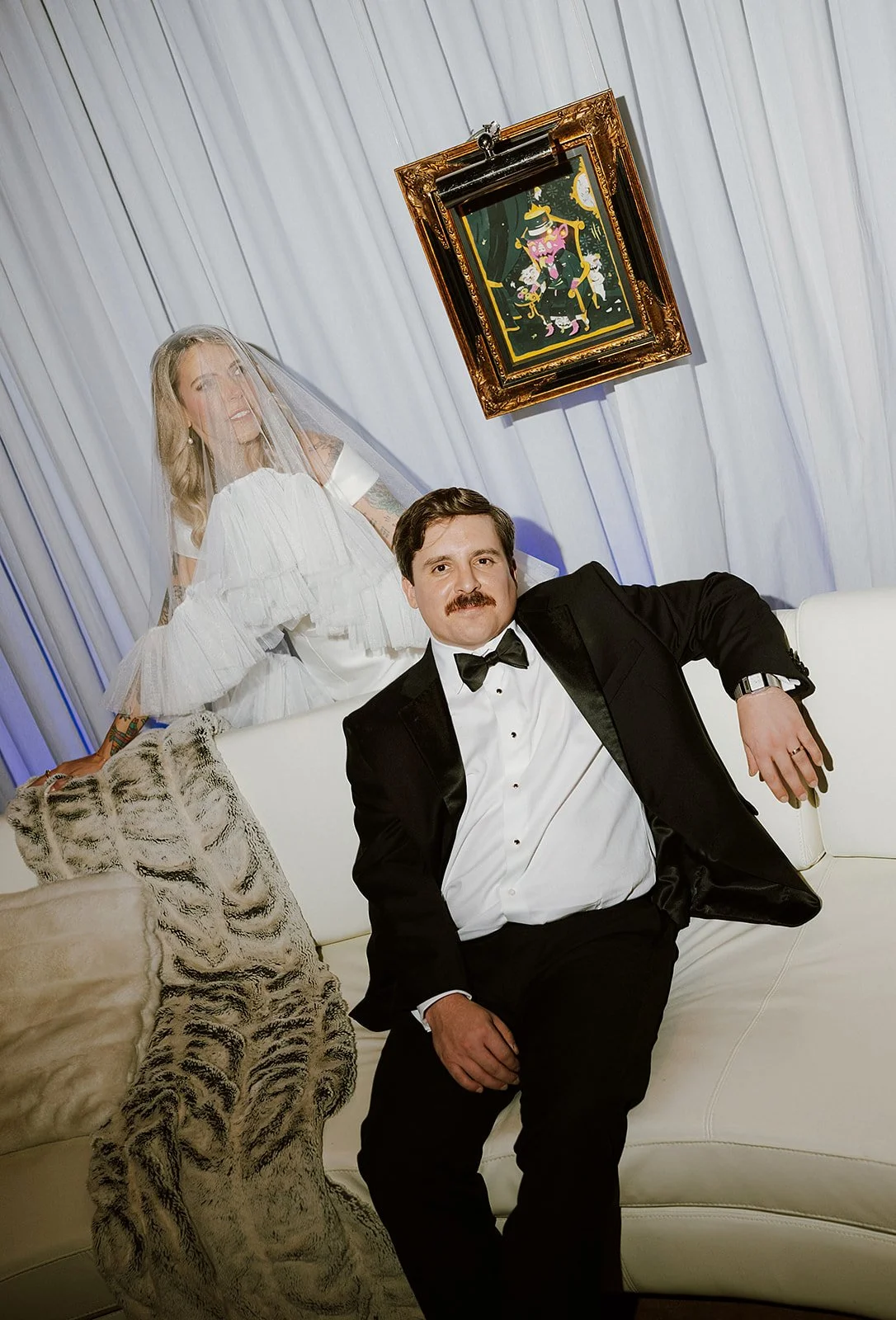 Black-tie Wedding at Roosevelt LIbrary