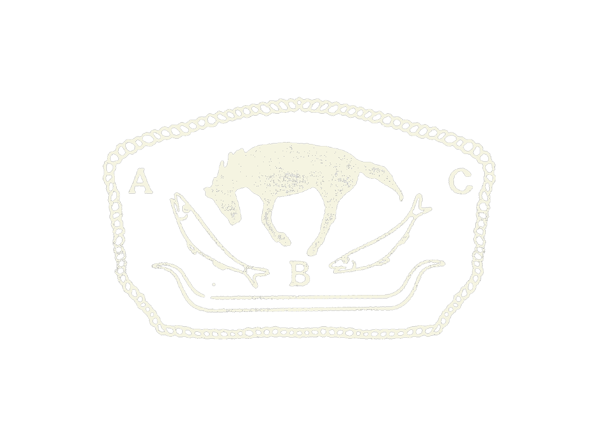 The brand crest animated.