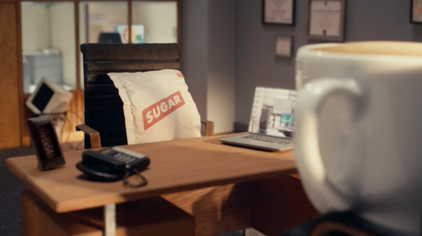  To launch Splenda Sweeteners newest product, we created a stop animation universe populated by entertaining food products who have decided to say goodbye to sugar and hello to the Splenda Naturals.&nbsp; 