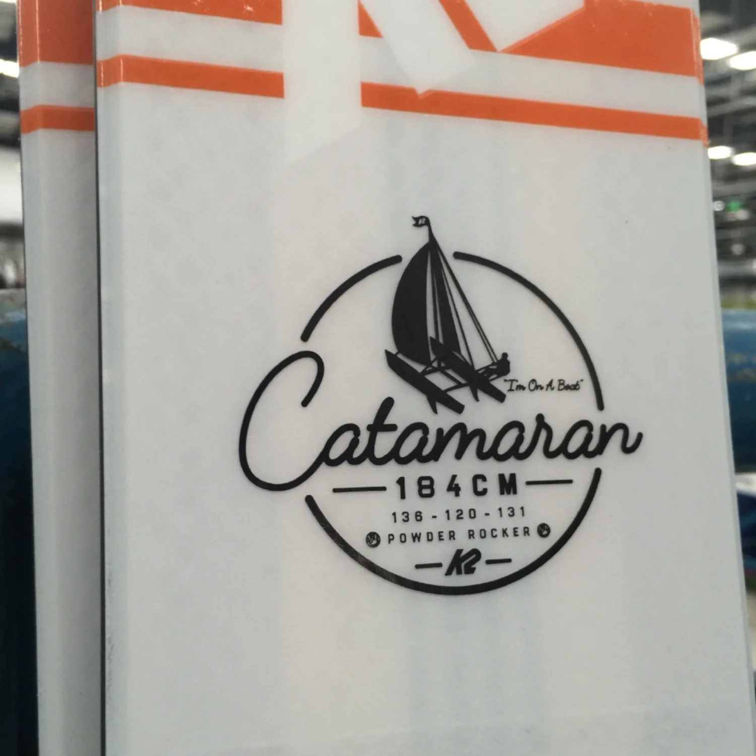 K2 Catamaran / Logo lock-up detail