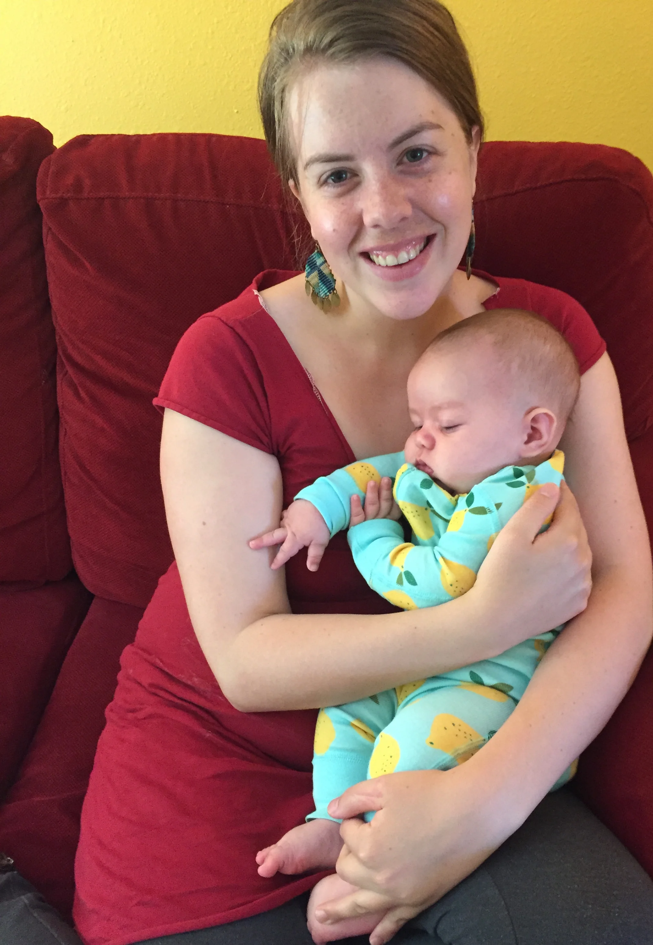 One Community Health's patients, Chelan Harkin and her baby, Amari.