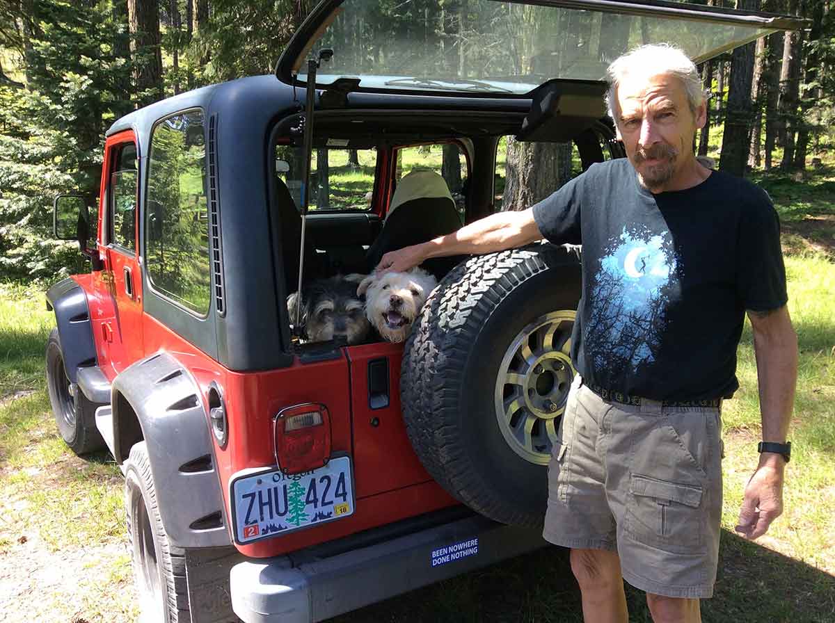 Randy Rollins enjoys good health in the Columbia River Gorge.