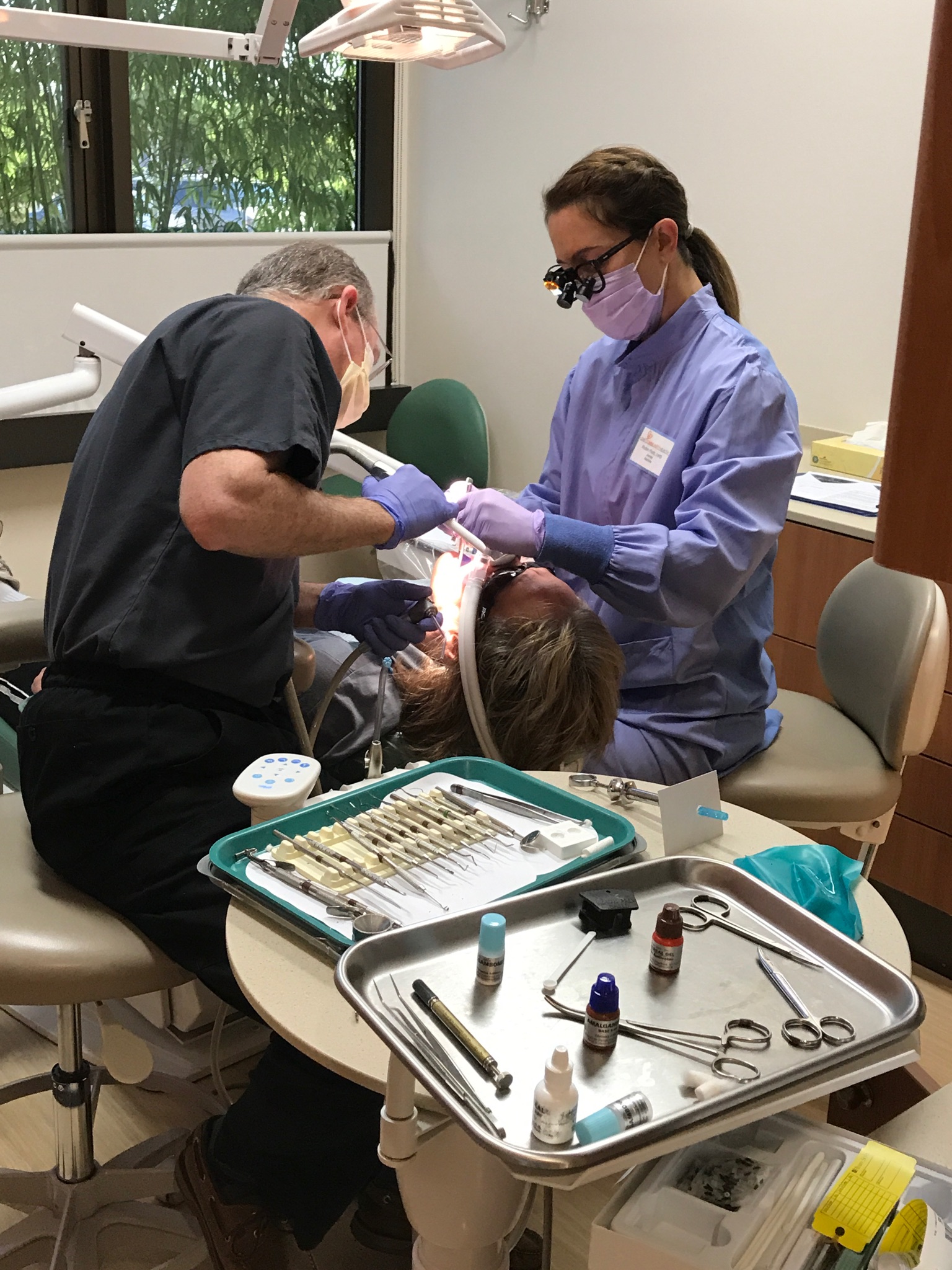 Denise Foster gets a rare dental filling...just as the solar eclipse takes place.