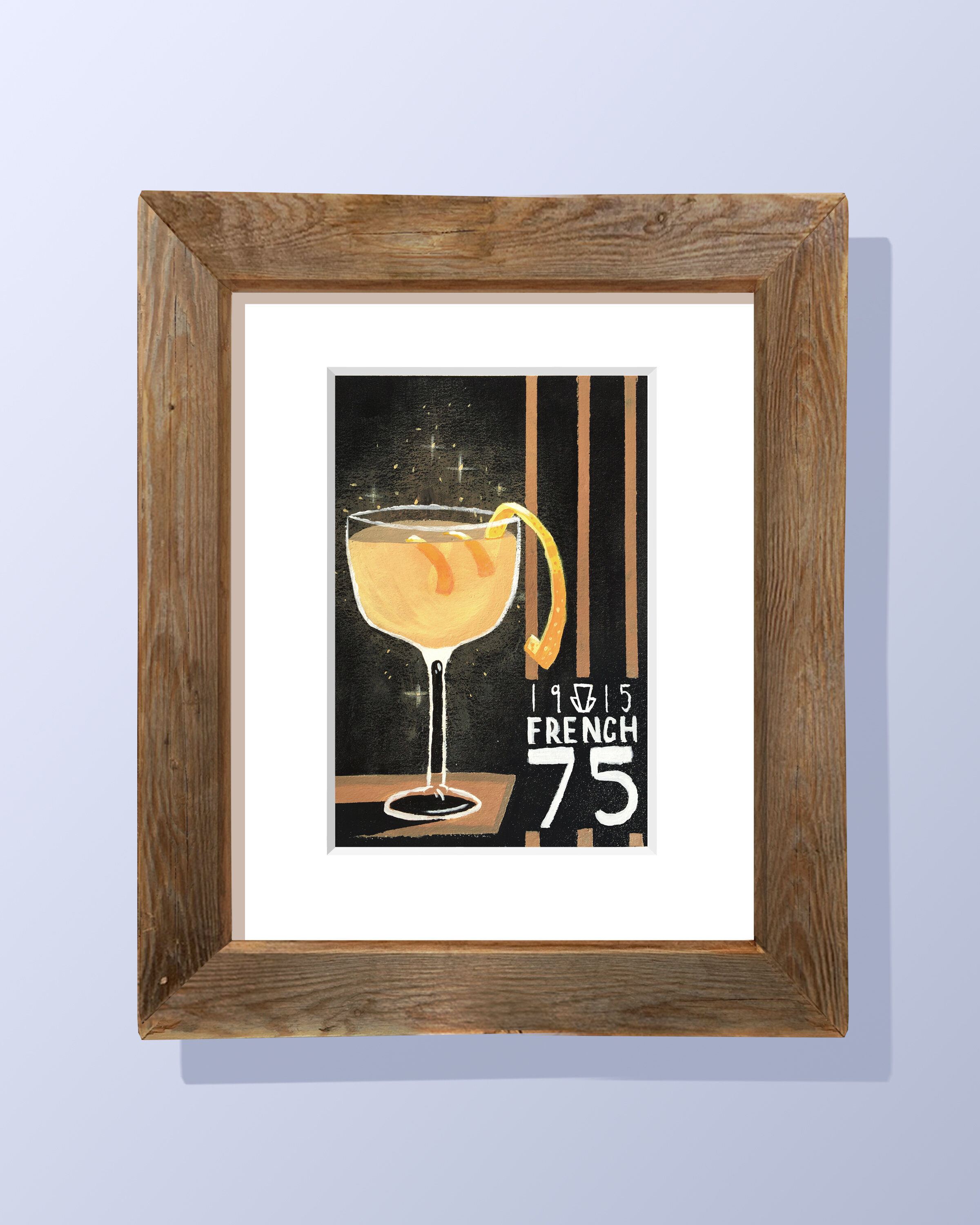 French 75 Original Painting