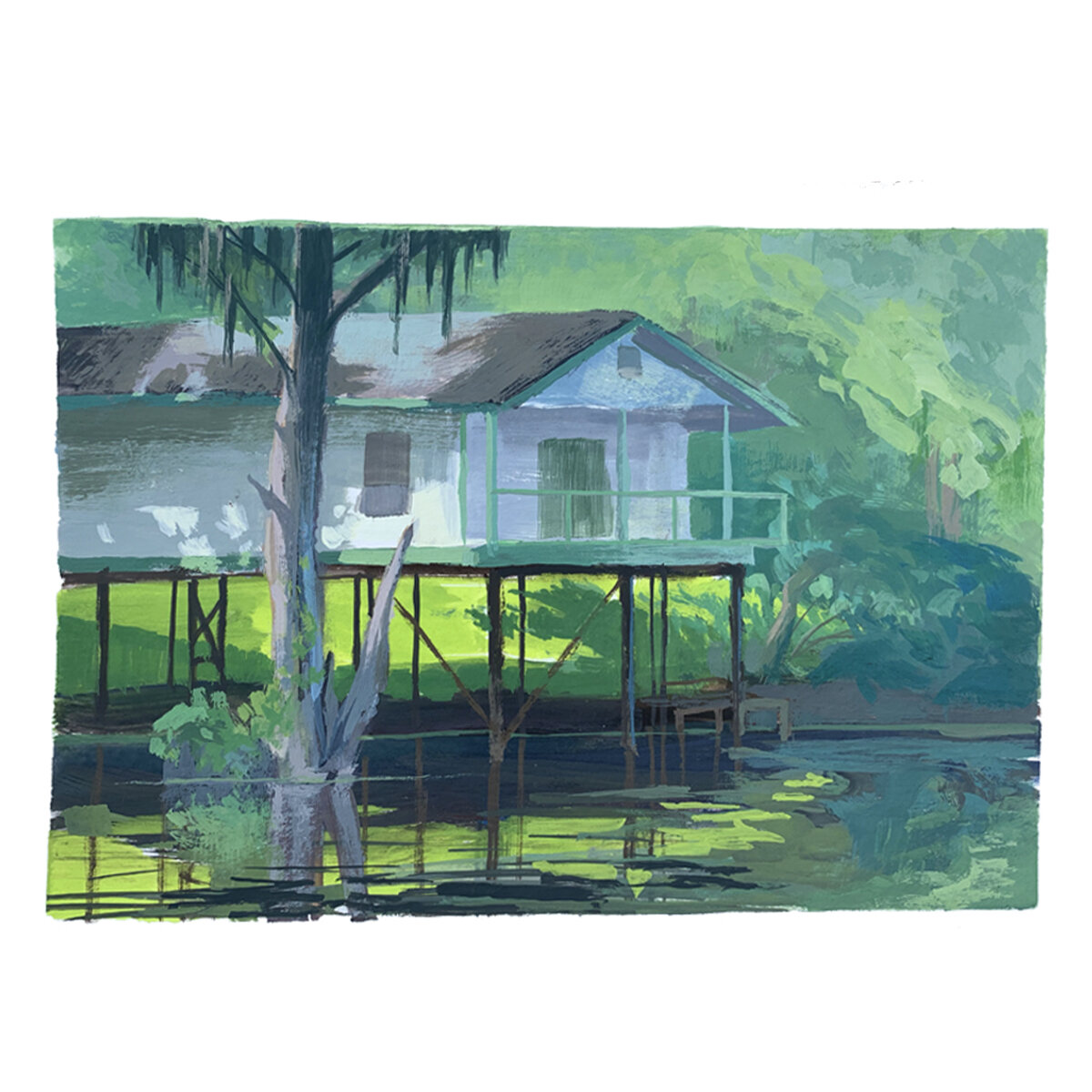 Camp in Bayou Lacombe