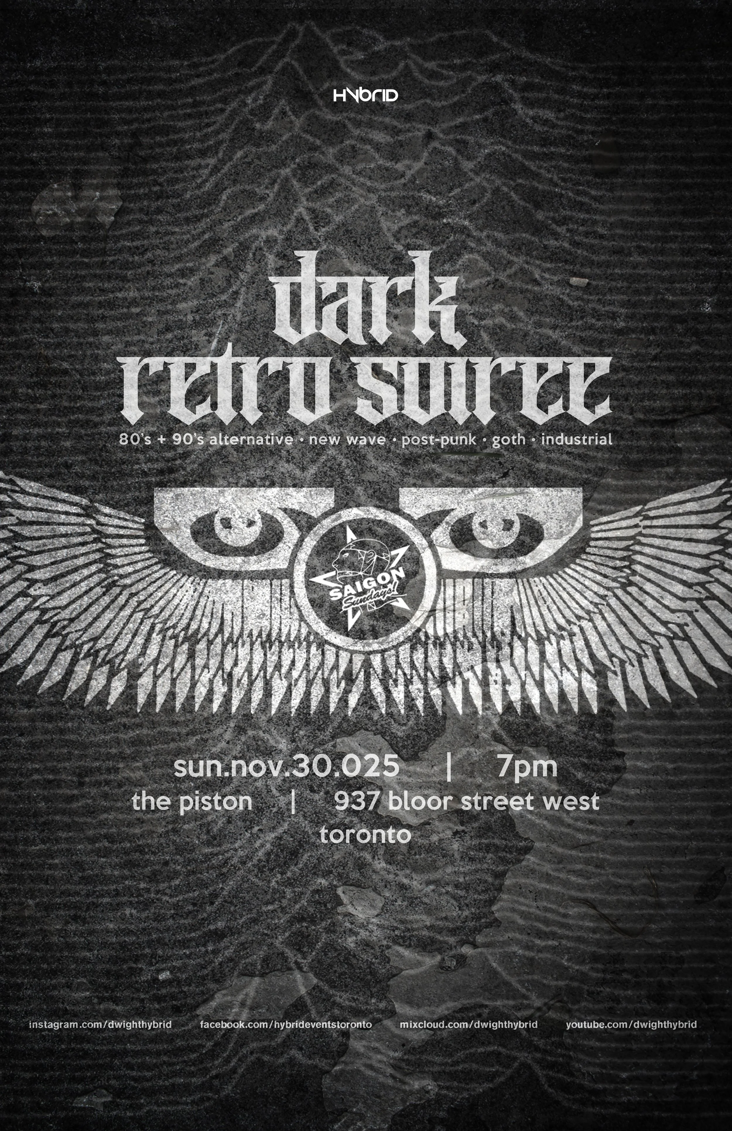 Saigon Sunday Dark Retro Soiree!