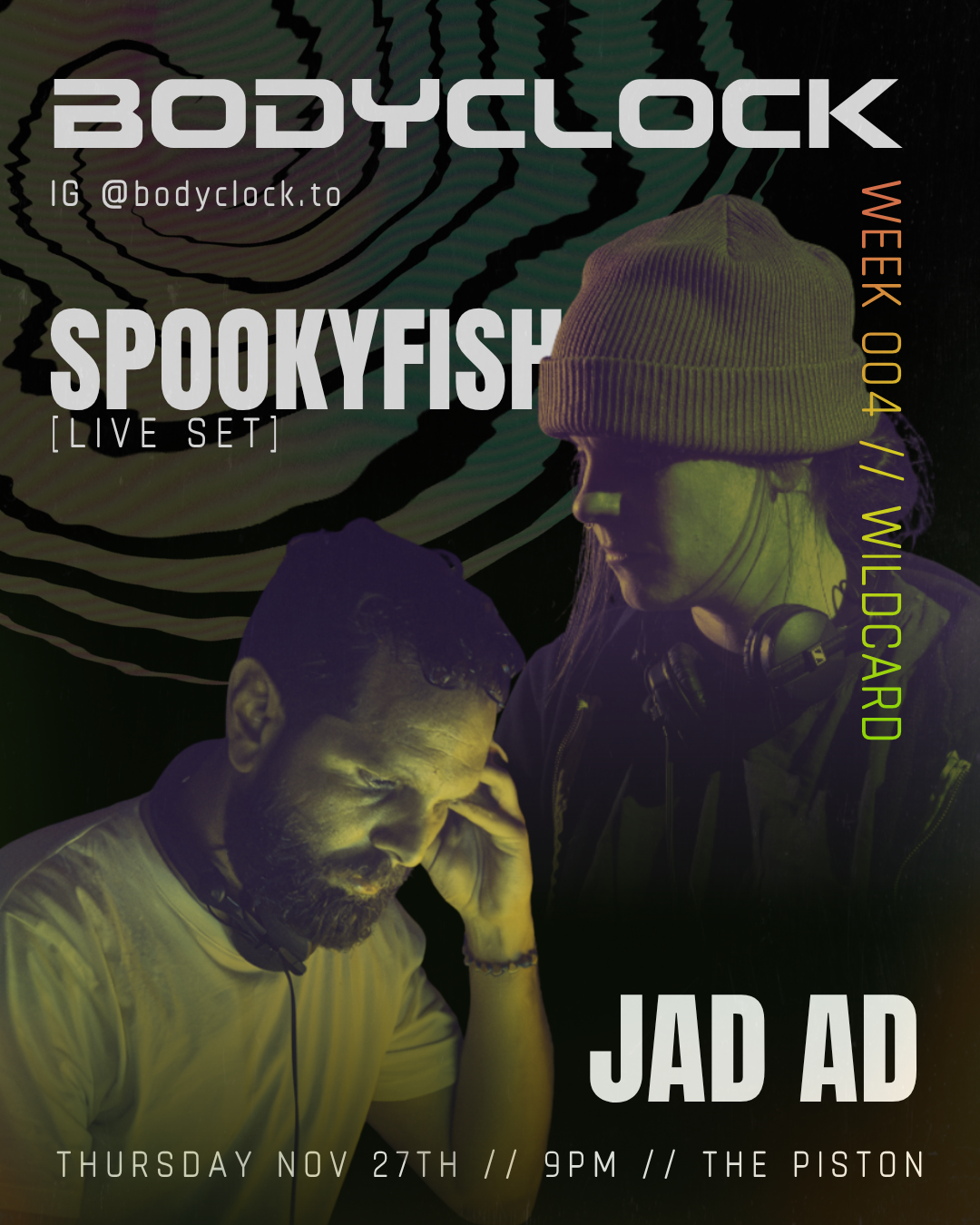BODYCLOCK SPOOKYFISH live set w/ Jad Ad