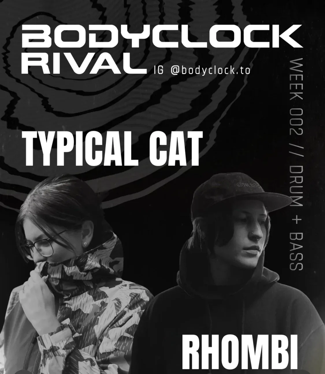 BODYCLOCK Rival w/ Typical Cat &amp; Rhombi
