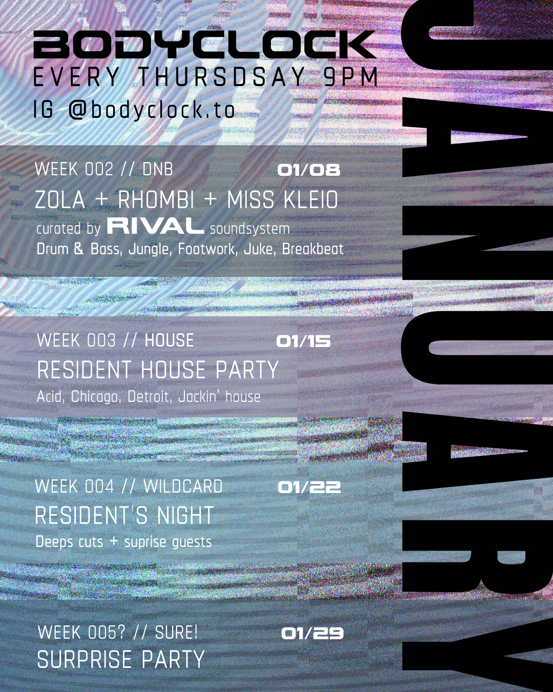 BODYCLOCK Techno Thursdays