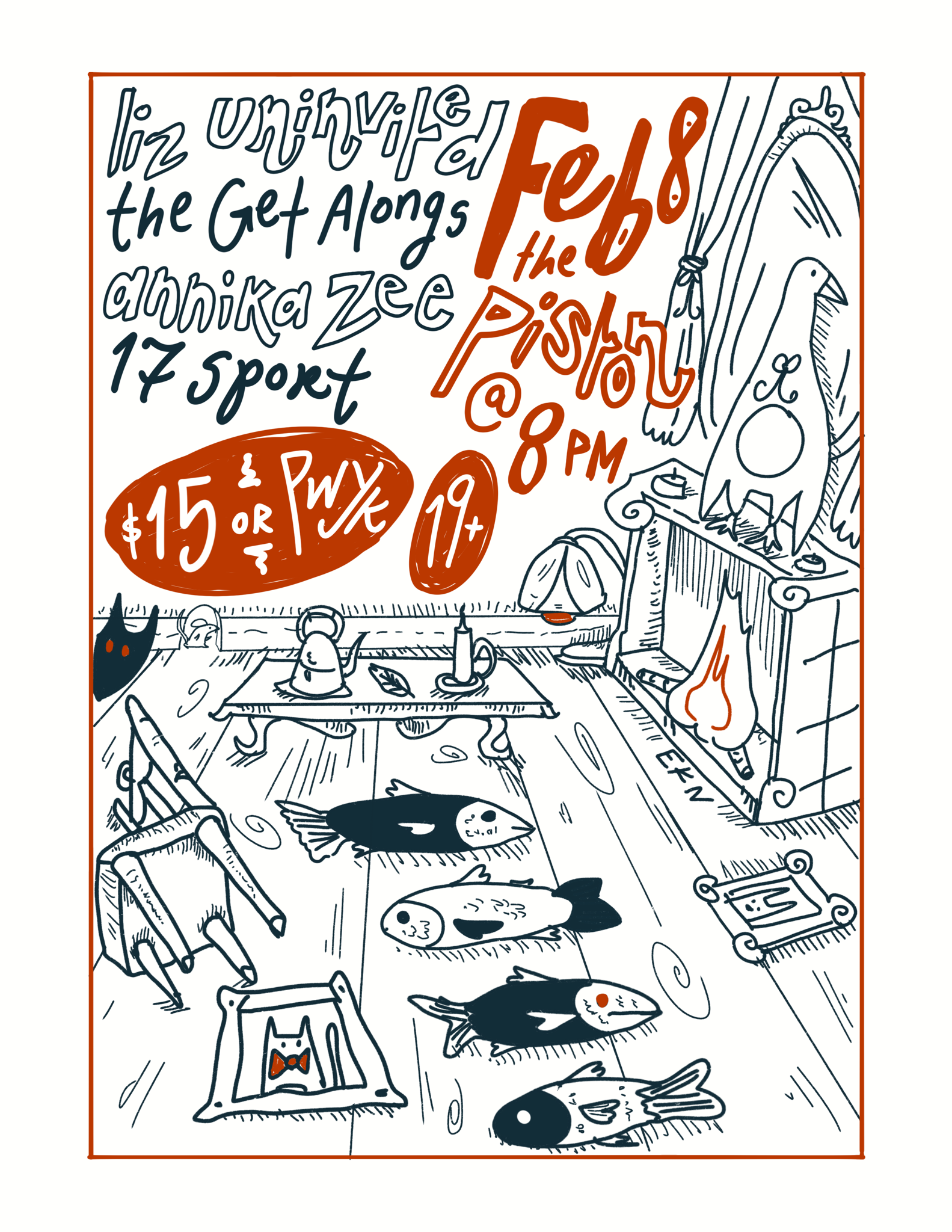 Liz Uninvited/ The Get Alongs/ Annika Zee/ 17 Sport