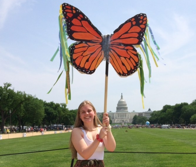 Sophie is a plaintiff in Juliana v. US and a student at Dickinson College.