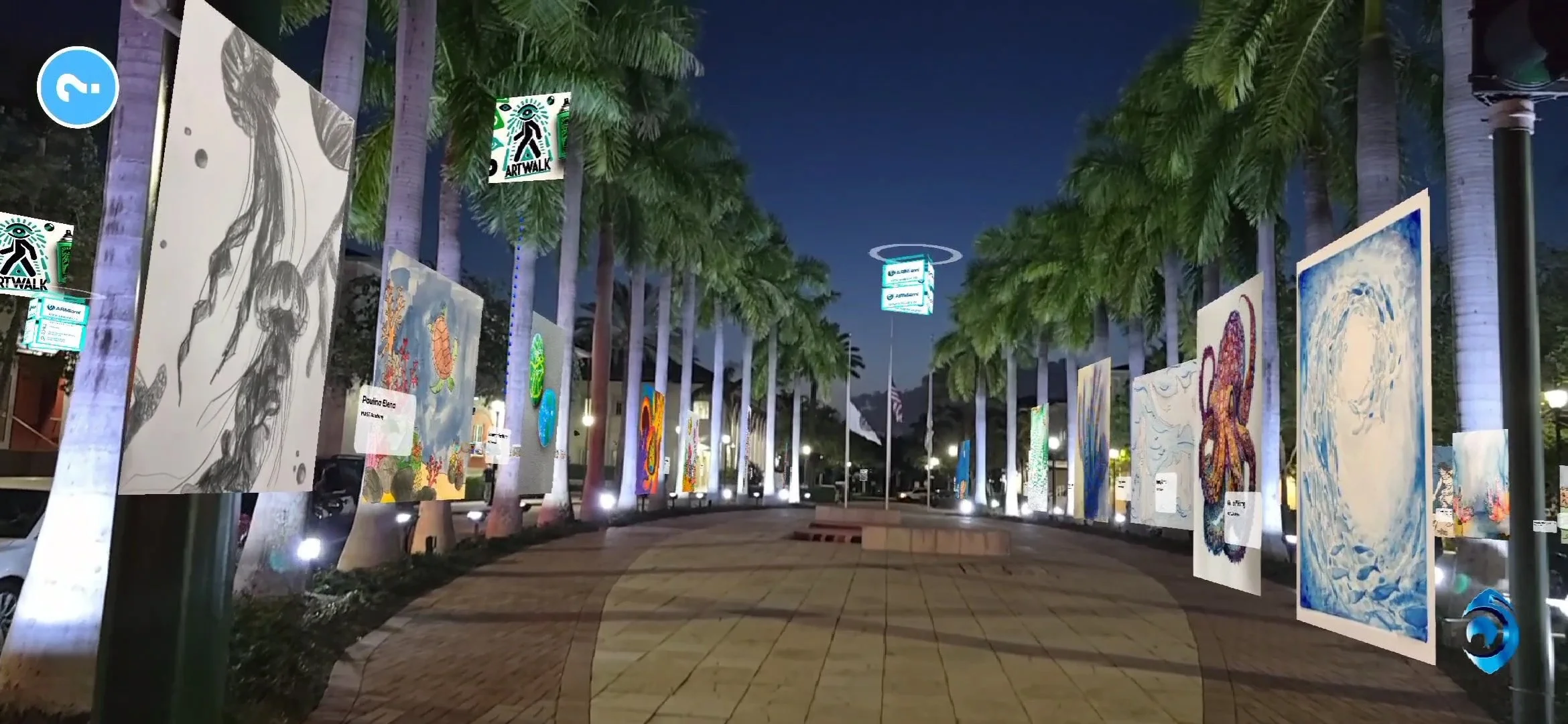 Screen Capture: AR Miami App