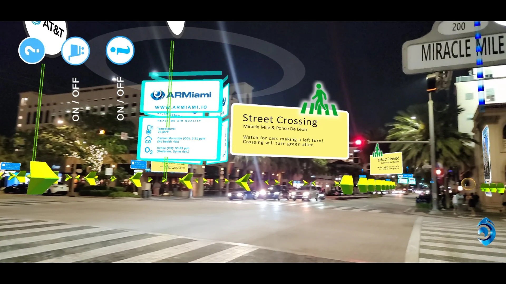 Screen Capture: AR Miami App