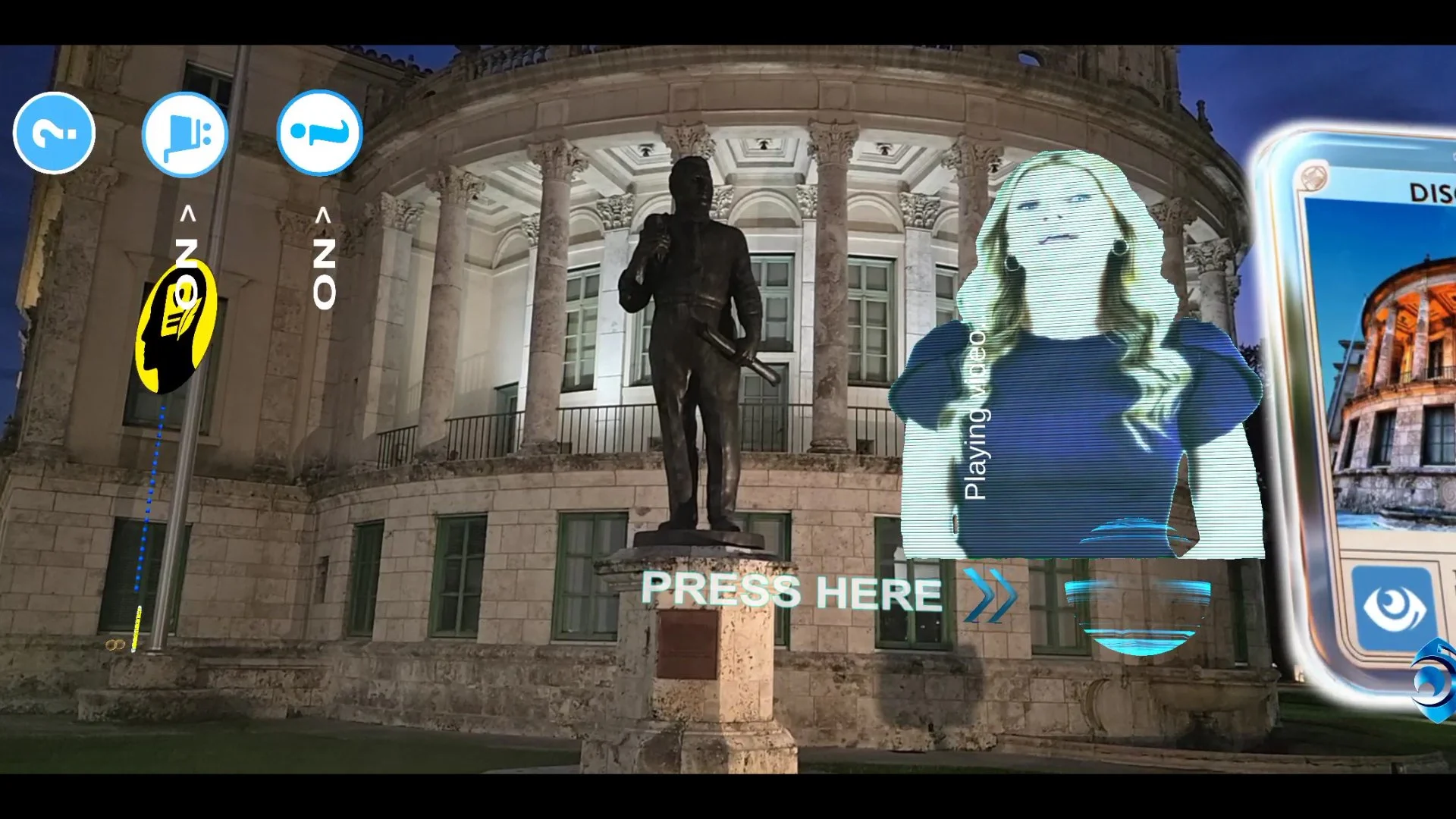 Screen Capture: AR Miami App