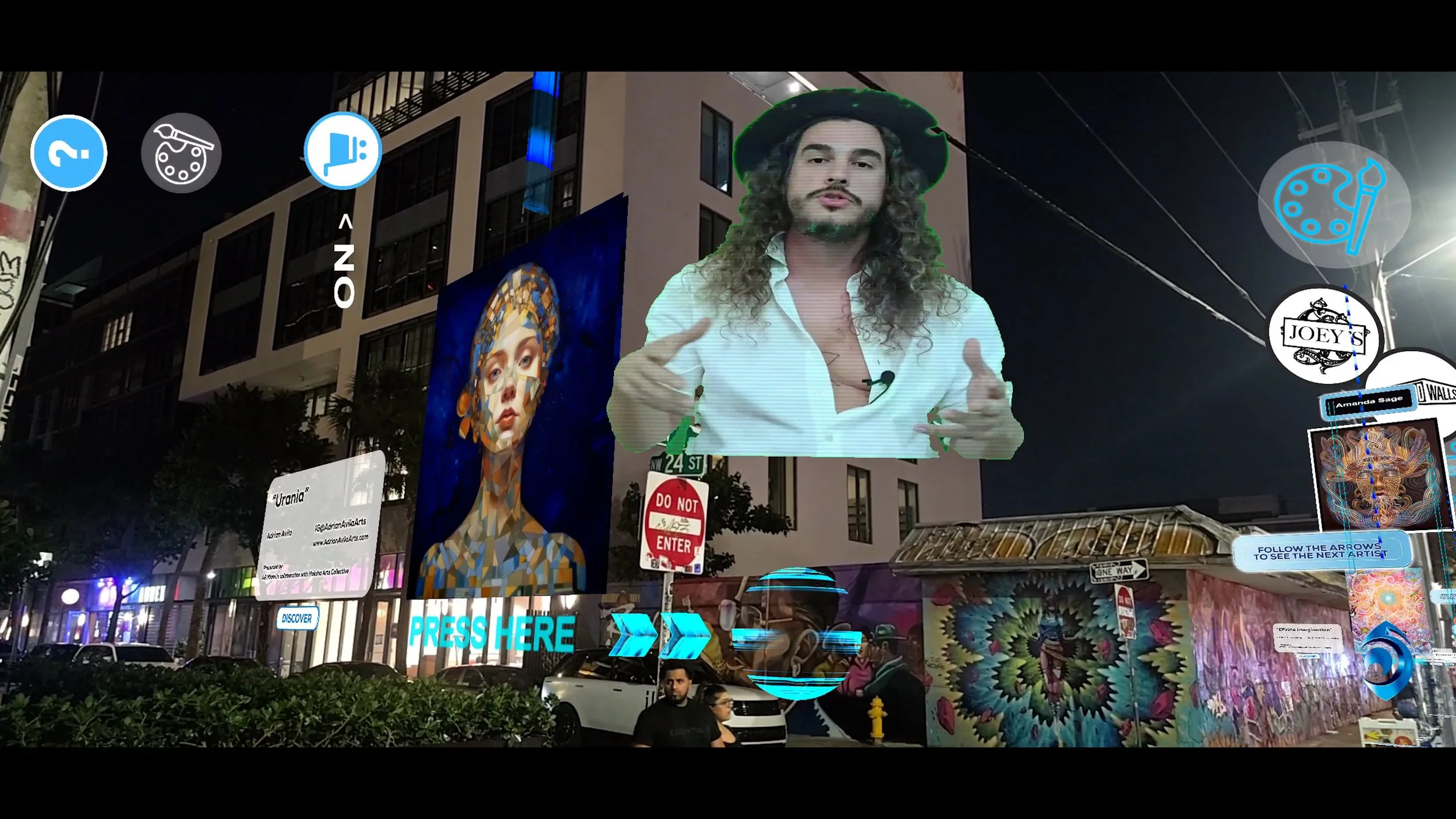 Screen Capture: AR Miami App