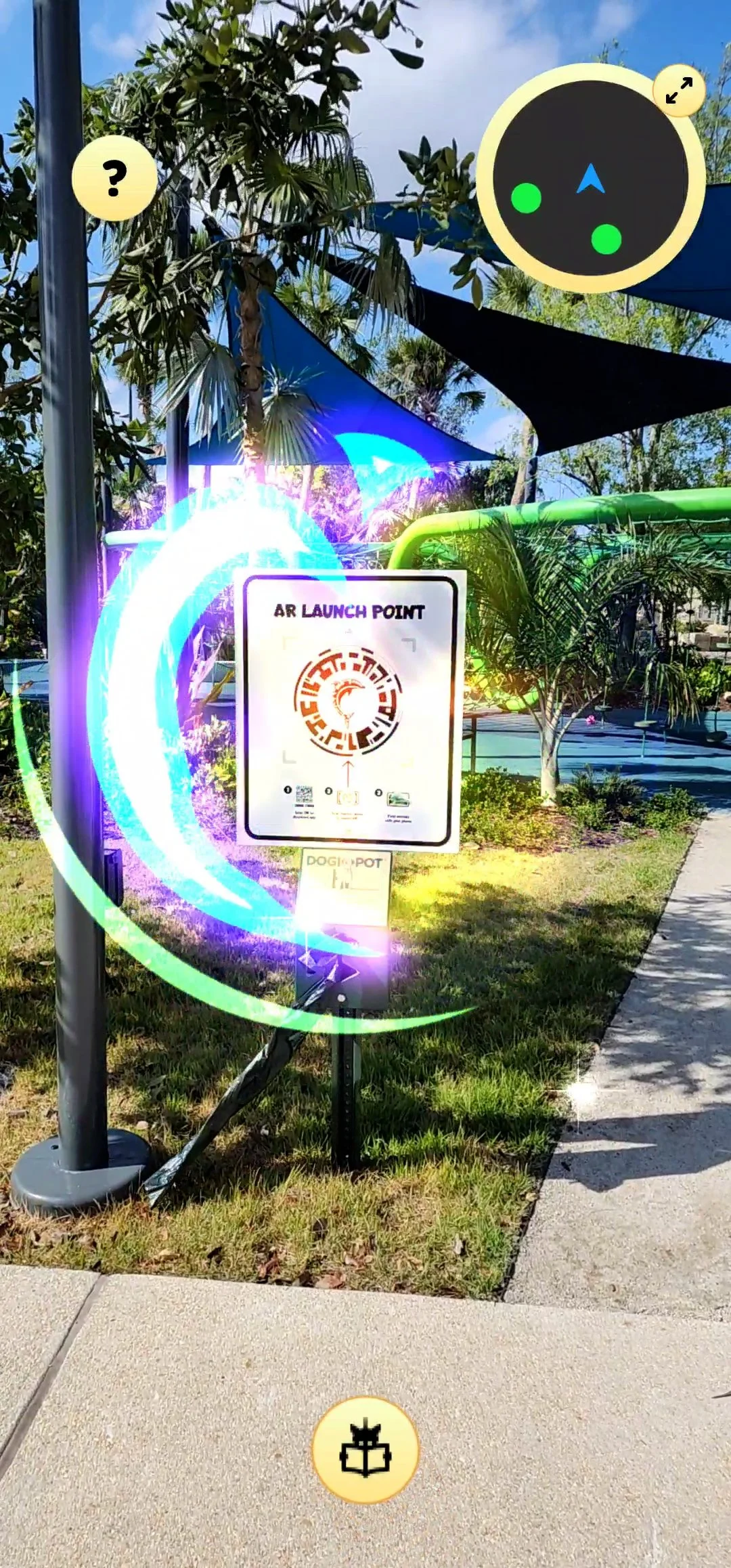 Screen Capture: Homestead Everglades Safari AR