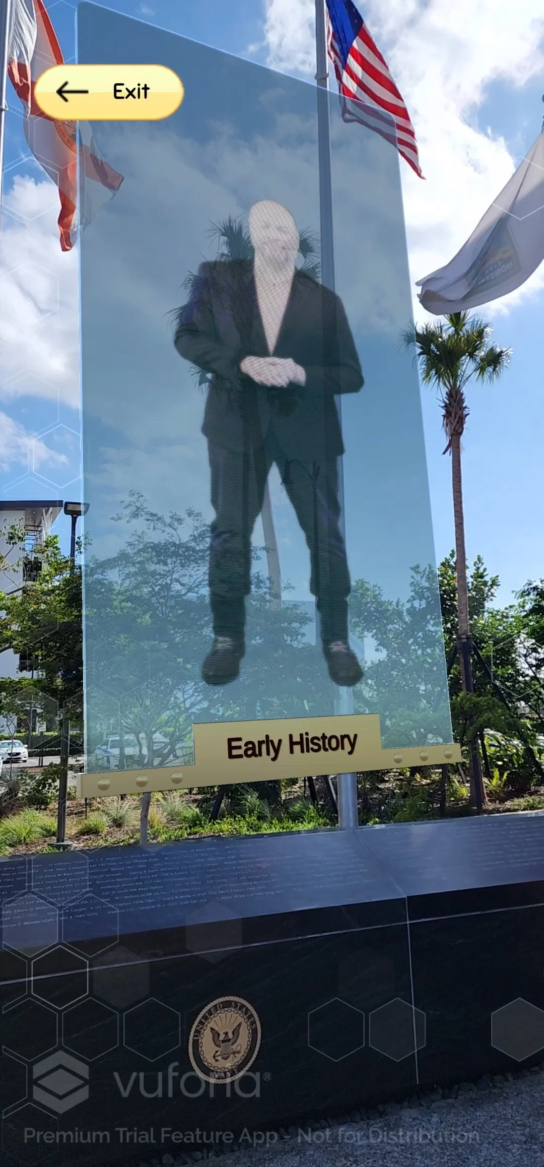 Screen Capture: Homestead Everglades Safari AR