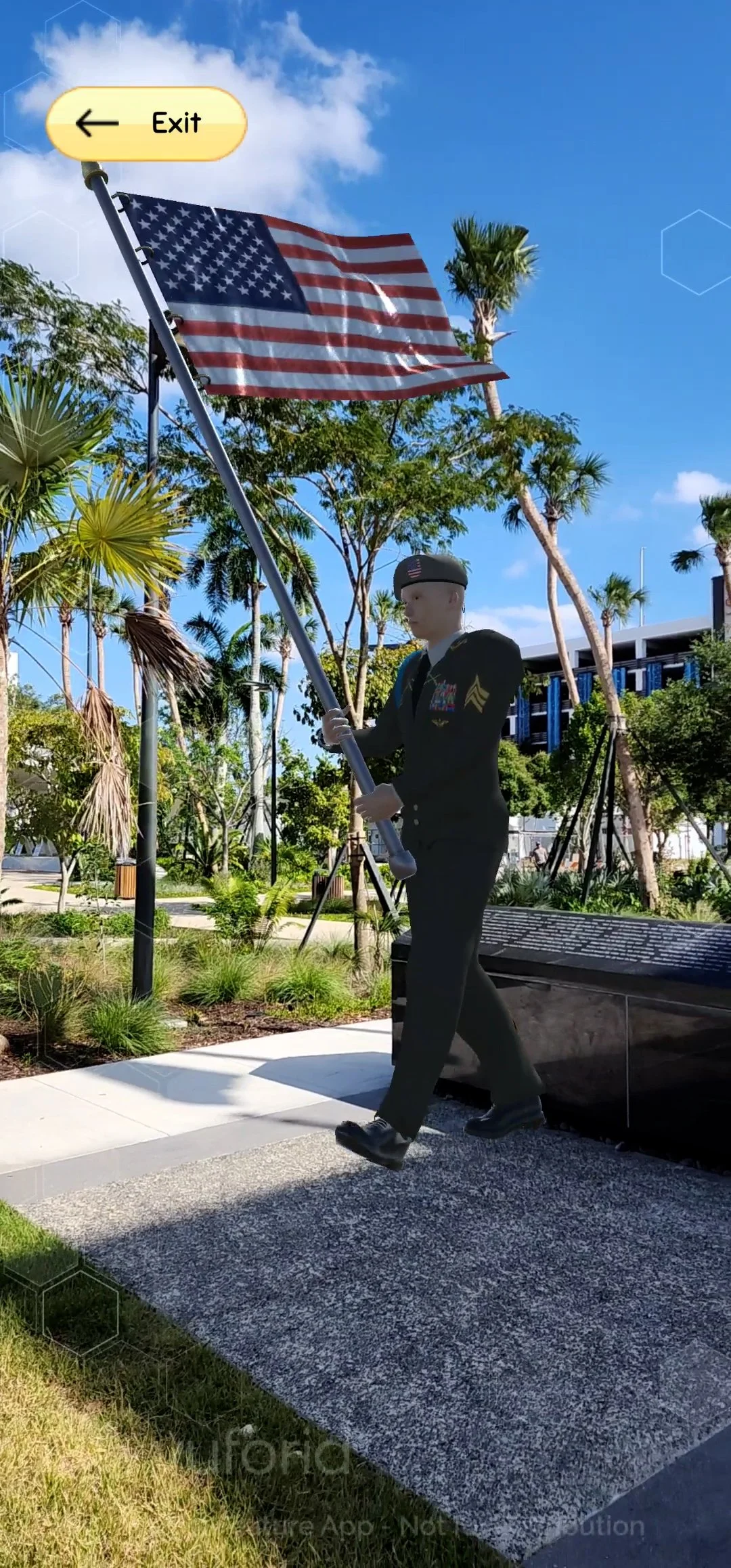 Screen Capture: Homestead Everglades Safari AR
