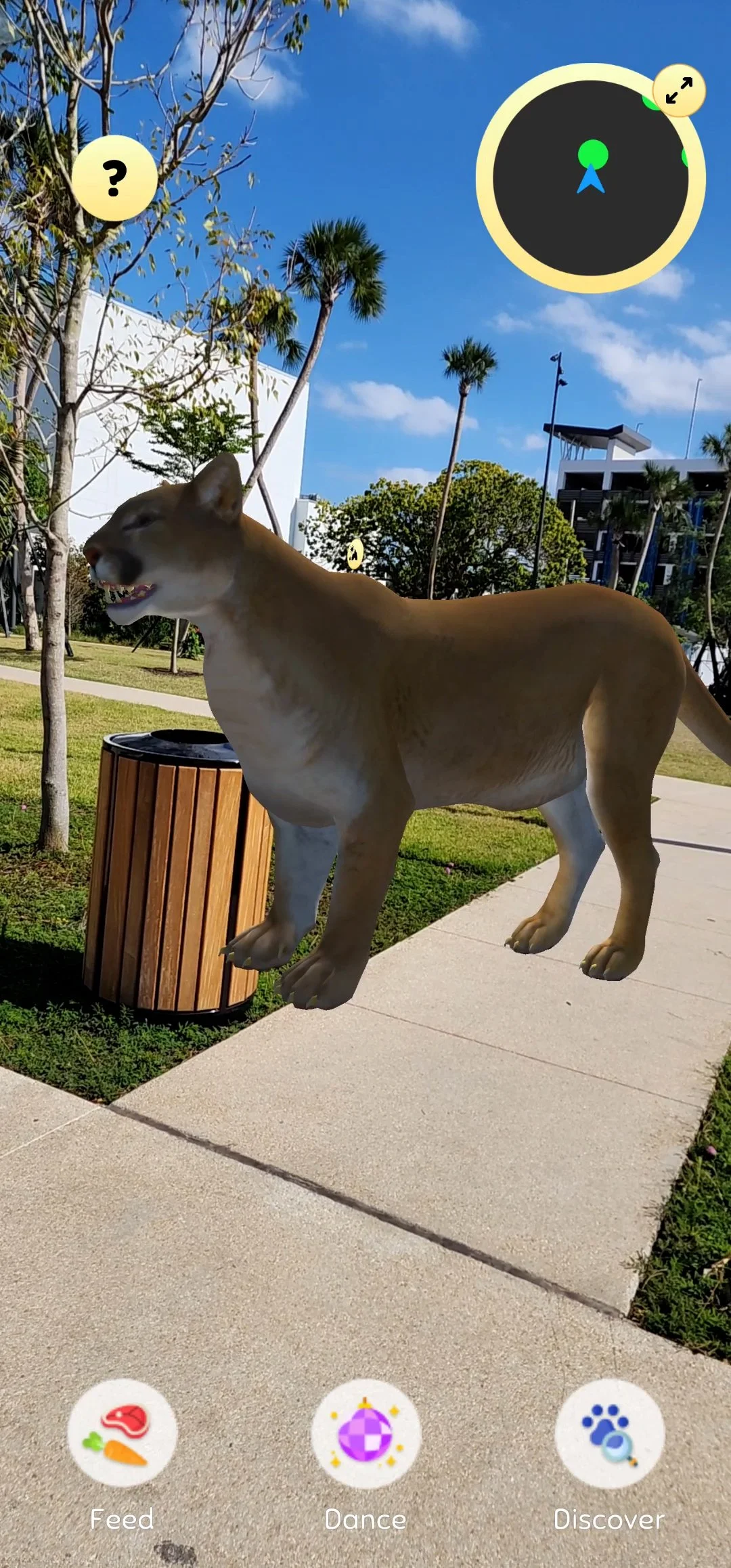 Screen Capture: Homestead Everglades Safari AR