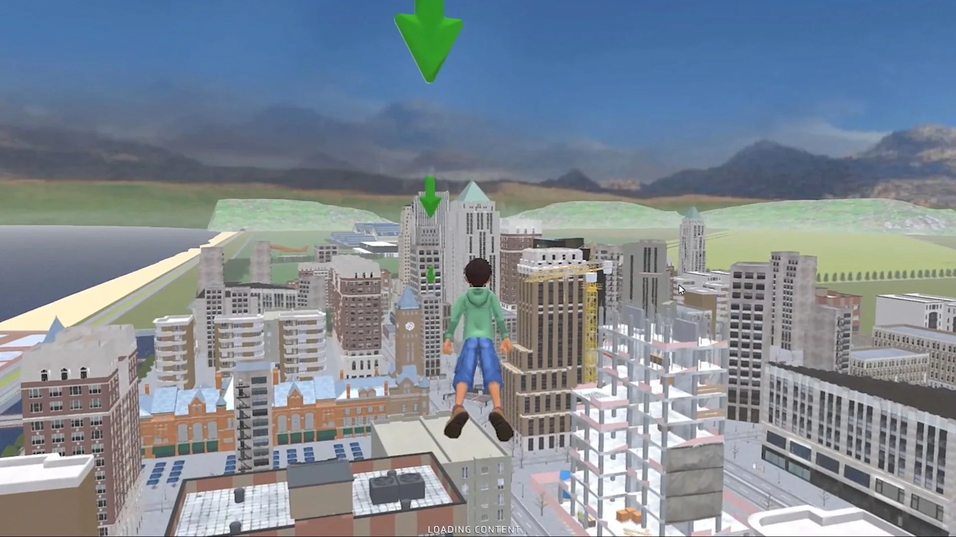 Screen Capture: Megga World Desktop Mode