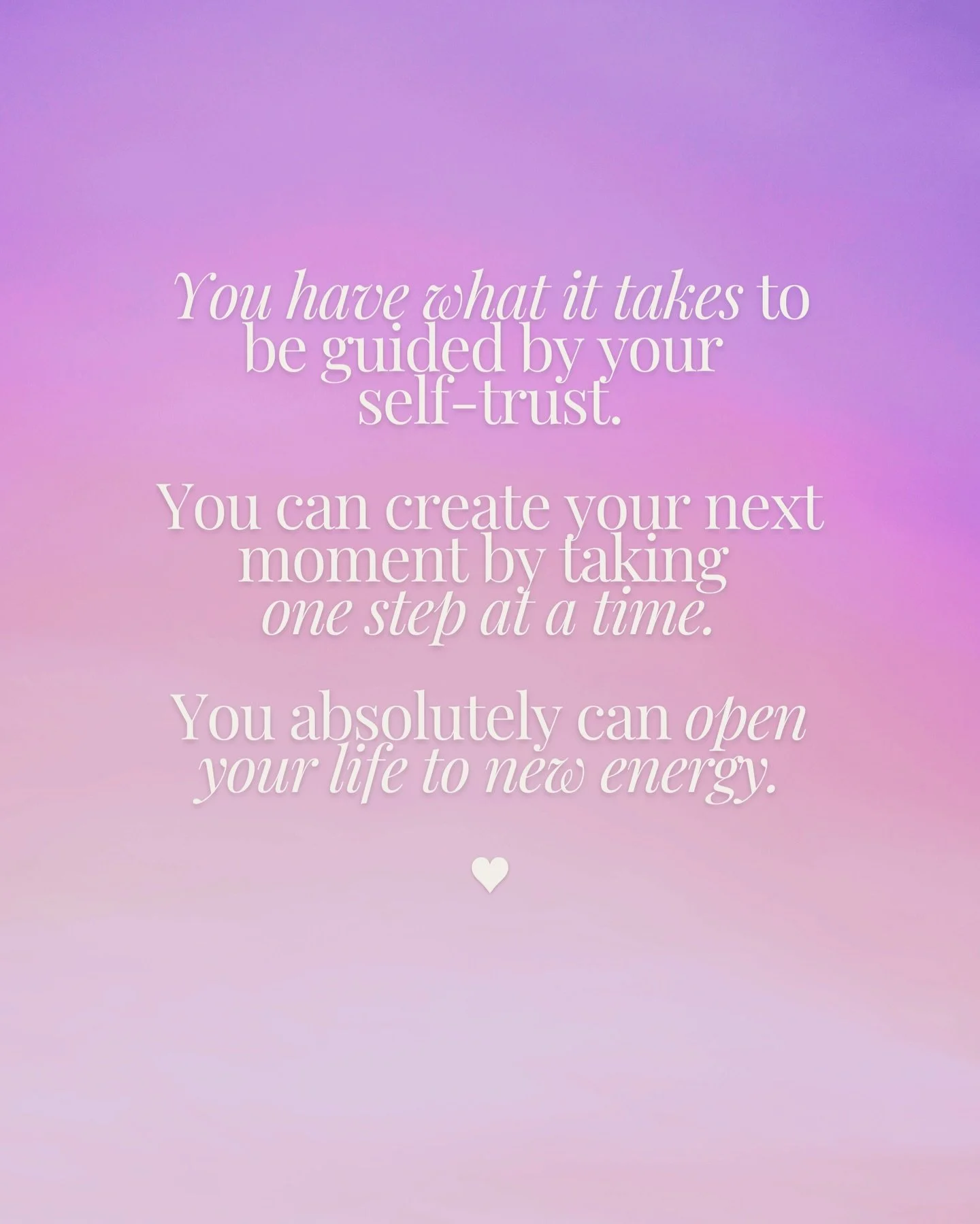 Tiny steps add up over time.
Trust your desires, trust your timing, trust that you are moving in the direction you&rsquo;re meant to go 😊🫶

__________

🧘&zwj;♀️🎧 Fire Horse Energy