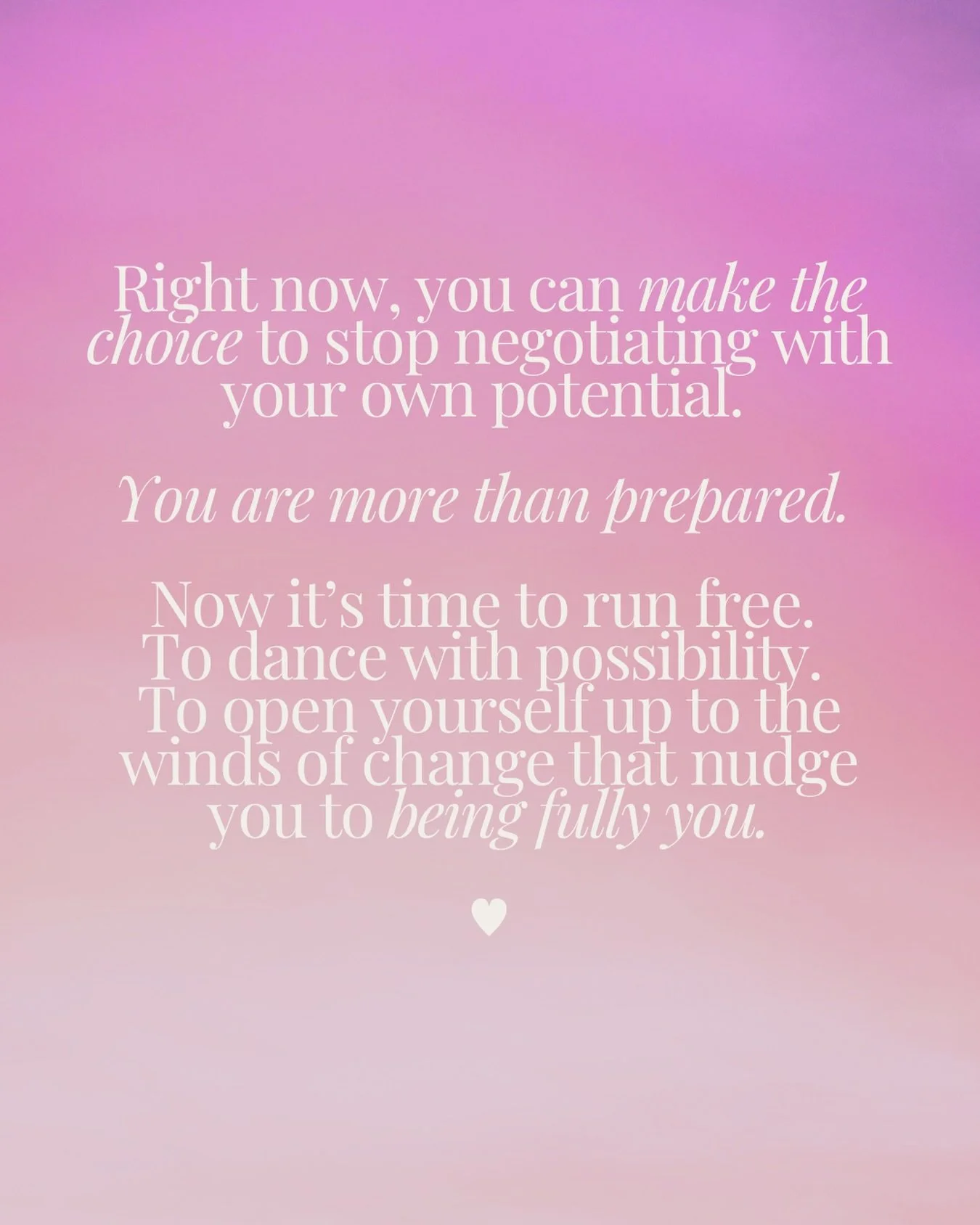 You are so much more ready than you are giving yourself credit for. 
Step into the version of yourself
that feels really good 🥰🩷
Yes, you absolutely can!

.
.
.

#yesyoucan #feelgood #youareready #juststart