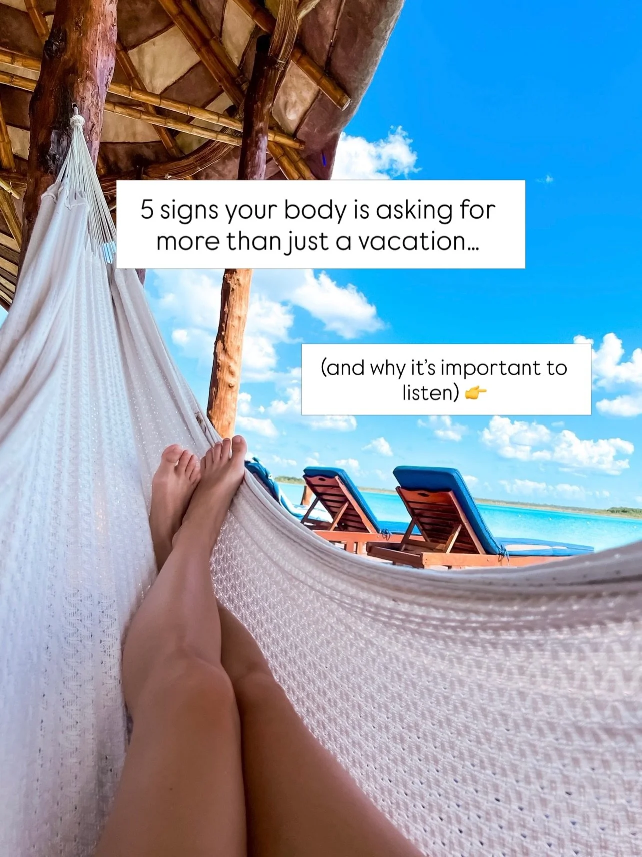 Feeling a bit depleted? 
Same, friend! 🙋🏼&zwj;♀️
Life can feel kinda crazy sometimes. 
And although a vacation would be nice,
sometimes we come back from a vacay feeling even MORE tired!
How is that possible??

Because often, when we go-go-go in ou