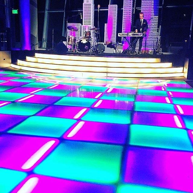 We loved collaborating with @globalgourmetcatering to create one of the dopest parties of the year!  Thanks for letting Gatsby be a part of it. #leddancefloor #linearray #sound