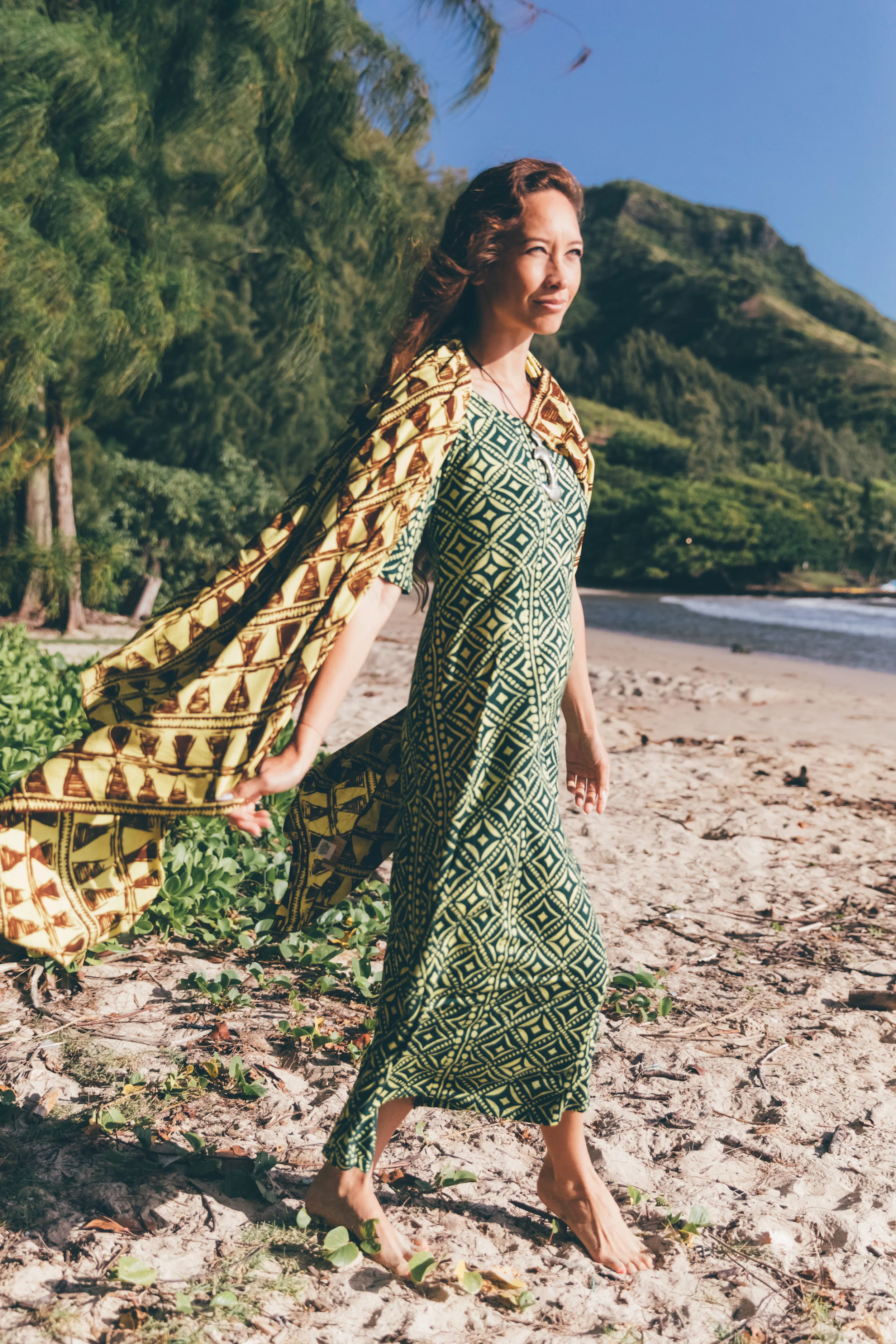 The Poppy is our calf length, soft, wrinkle free dress. This dress packs well; travel looking your best! $159.00. Bamboo, viscose cotton blend. 