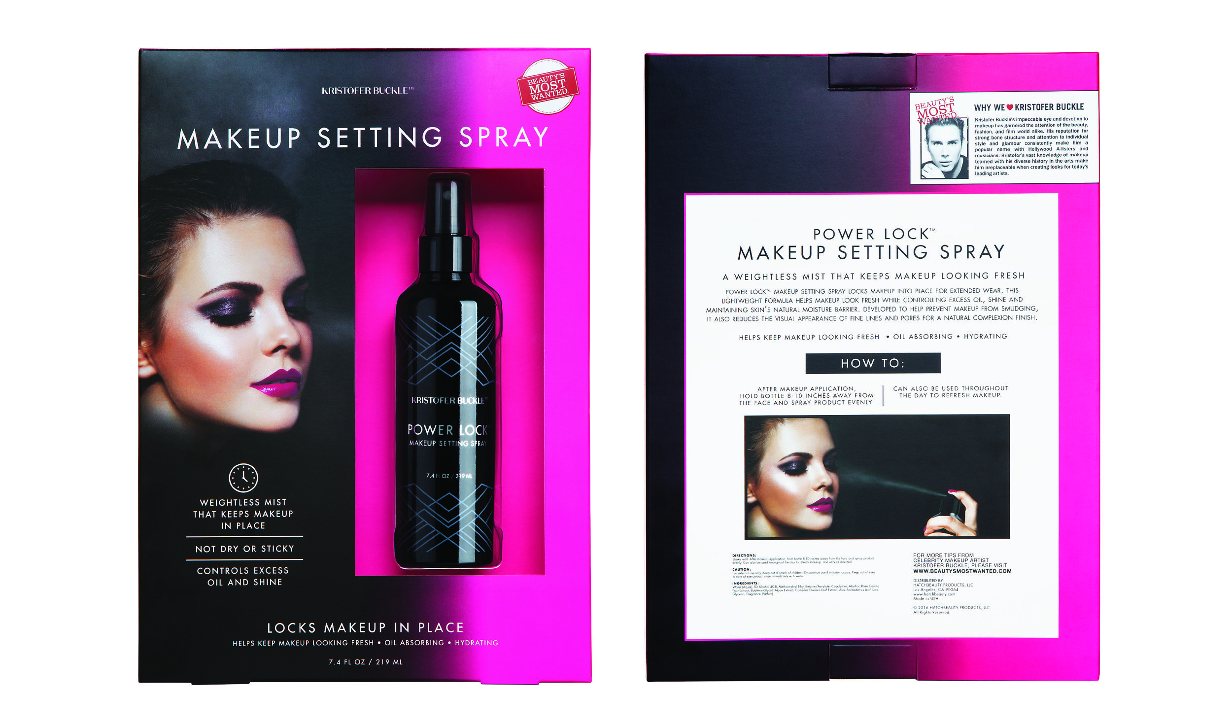 KRISTOFER BUCKLE - MAKEUP SETTING SPRAY