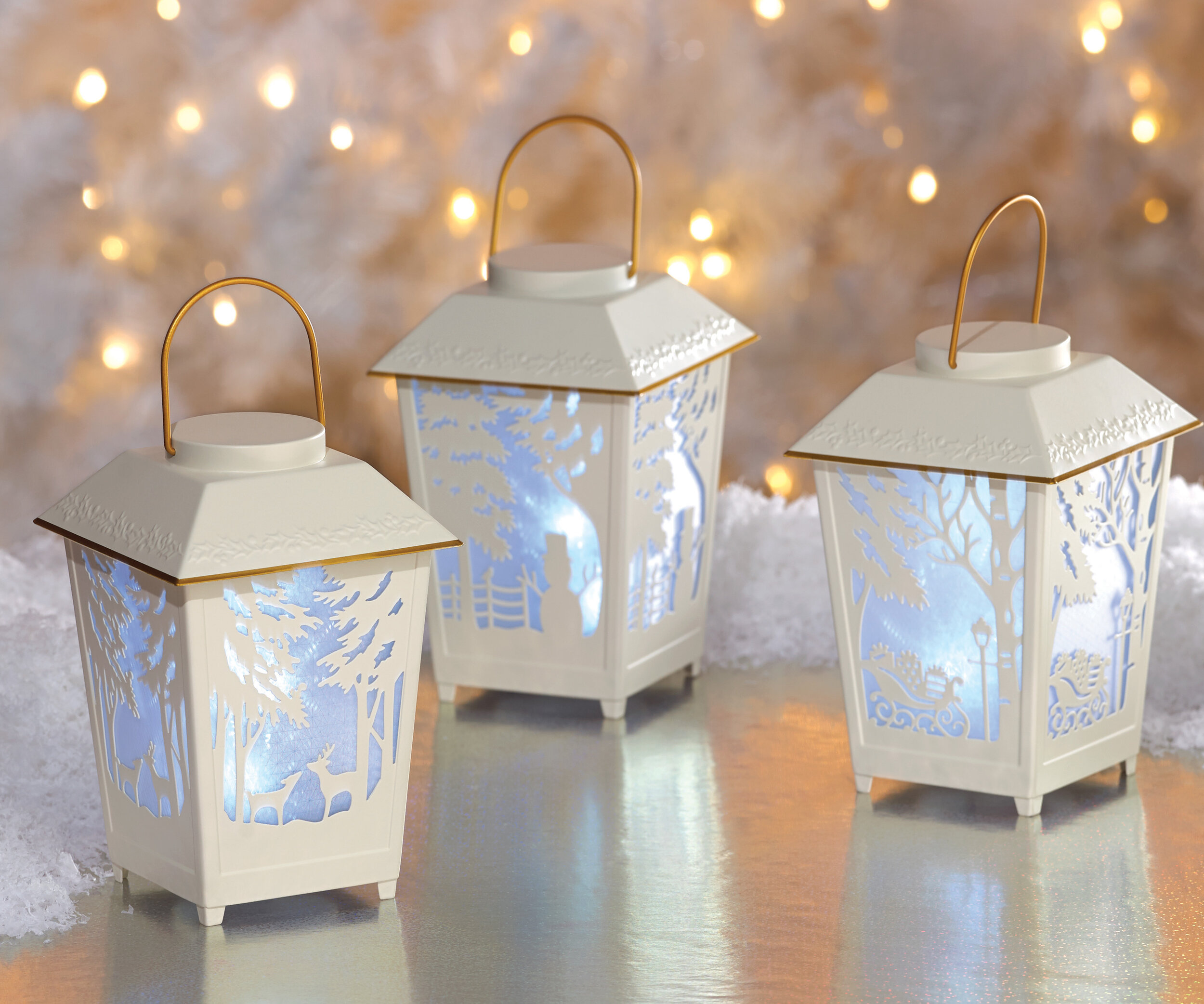 Holiday Lit Lanterns