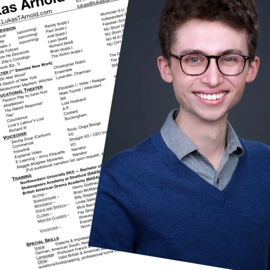 Resumé &amp; Headshots