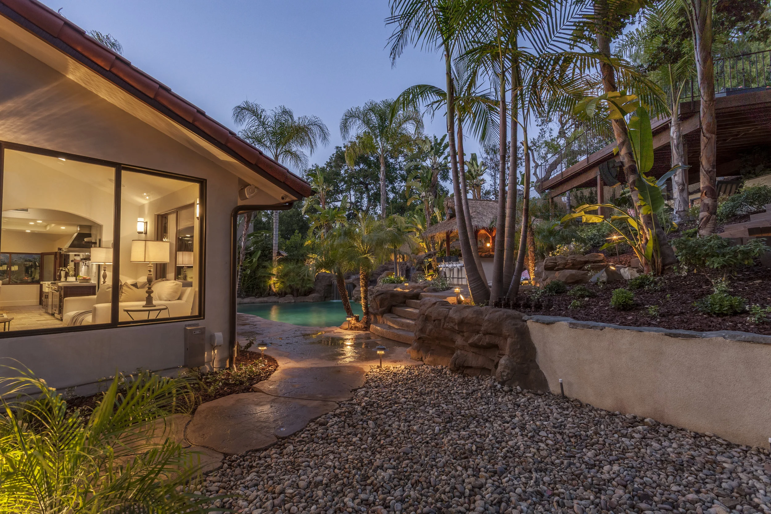 Real estate Twilight photo. Simi Valley listing shot by J.R. Maddox Photography