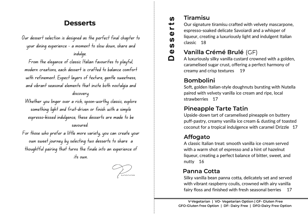 menu page 7 - desserts