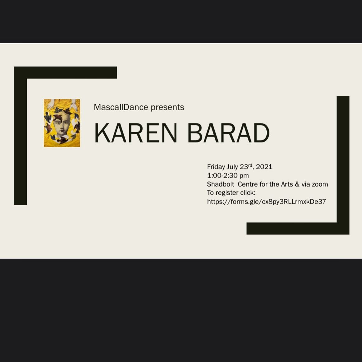 @mascalldance is hosting a unique happening ✨On Friday they are hosting an open rehearsal of their project LURCH at The Shadbolt Theatre. Physicist, philosopher and feminist theorist Karen Barad will be joining for a conversation while the dancers da